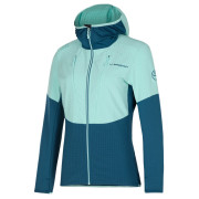 Sudadera de mujer La Sportiva Session Tech Hoody W azul Storm Blue/Iceberg