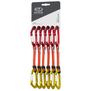 Juego de cintas express Climbing Technology Fly-weight EVO 12 cm DY 6 ks rojo/amarillo red/gold