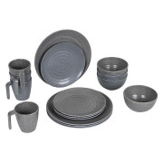 Vajilla Bo-Camp Tableware 100% Melamine Stone