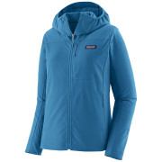 Chaqueta de mujer Patagonia Women's R1® CrossStrata Hoody azul Aquatic Blue