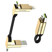 Cable de carga y datos Rolling Square inCharge X 6v1 beige