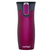 Taza térmica Contigo West Loop 470ml rosa/negro raspberry