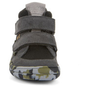 Zapatos barefoot para niños para todo el año Froddo Barefoot Tex Fun Autumn Grey/Black