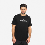 Camiseta funcional de hombre Viking Lenta negro black