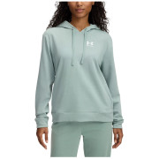 Sudadera de mujer Under Armour Rival Terry Hoodie verde claro Silica Green / / White