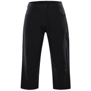 Pantalones de tres cuartos para mujer Alpine Pro Wedera negro black