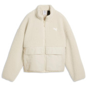 Chaqueta de mujer Puma Re:Fibre Sherpa Jacket W blanco Alpine Snow