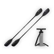 Pala Gumotex SET PUMPA 2/4+2X PADLO 379S.2 negro