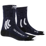 Calcetines de mujer X-Socks Trek X Merino azul oscuro MIDNIGHT BLUE/ARCTIC WHITE