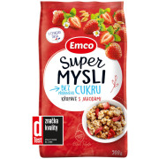 Müsli Emco Super muesli sin azúcar añadido con fresas 500g