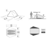 Tienda de campaña de senderismo Robens Via 2 UL