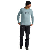 Camiseta de hombre Ortovox 150 Cool Mtn Silhouette Ls Men's