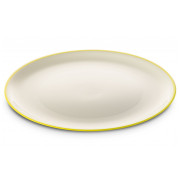 Plato Omada SANALIVING Dinner Plate 24xh2cm beige/verde VerdeAcido