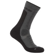 Calcetines Icebreaker W Mer Hike+ Heavy Crew negro/gris Obsidian/Black