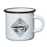 Taza Husky 400 ml plechový blanco Square