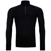 Sudadera funcional de hombre Ortovox 230 Competition Zip Neck negro BlackRaven