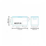 Nevera compresor Mestic Coolbox Compressor MCCP-35 AC/DC