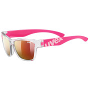 Gafas para niños Uvex Sportstyle 508 rosa Clear Pink/Mir. Red