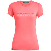Camiseta de mujer Salewa PURE M. DRI-REL W S/S TEE salmón ShellPinkMelange