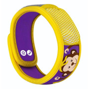 Repelente Para'Kito Dětský náramek proti komárům 2020 violeta Monkey