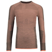 Camiseta de mujer Ortovox 230 Competition Long Sleeve W naranja bloom