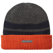Gorro impermeable SealSkinz Bittering gris/naranja Grey Marl