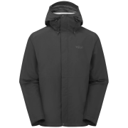 Chaqueta de hombre Rab Downpour Jacket negro