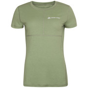 Camiseta funcional de mujer Alpine Pro Hura verde aspen green