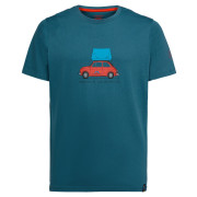 Camiseta de hombre La Sportiva Cinquecento T-Shirt M azul/rojo Hurricane