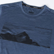 Camiseta de hombre MOOA Merino Lyolite Highlander 150 Short