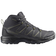 Zapatos trekking hombre Salomon Exraise Mid Gtx negro/verde Black / Black / Olive Night