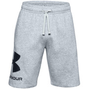 Pantalones cortos de hombre Under Armour Rival FLC Big Logo Shorts gris Mod Gray Light Heather / / Black