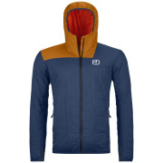 Chaqueta de hombre Ortovox Swisswool Piz Badus Jacket M azul oscuro deep ocean