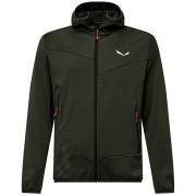Sudadera funcional de hombre Salewa Puez Altavia Pl Hd Jkt M verde oscuro dark olive