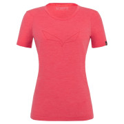 Camiseta funcional de mujer Salewa Pure Eagle Amr W Smles Tshirt. coral Calypso Coral