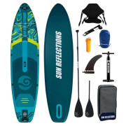 Tabla de surf de pala Sun Reflections XXL 11'6'' Combo verde/azul Emerald Green