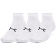 Juego de calcetines Under Armour Essential Low Cut 3pk blanco White / White / Pitch Gray
