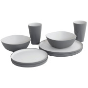 Vajilla Outwell Gala 2 Person Dinner Set gris Grey Mist