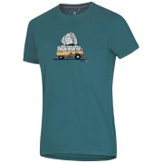 Camiseta de hombre Ocún Classic T Men Bus-Stone turquesa Blue Hydro