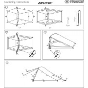 Tienda de campaña de senderismo Trimm Bivak-D