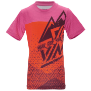 Maillot de ciclismo para niños Silvini Denni violeta/naranja orange-fuchsia