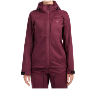 Chaqueta softshell de mujer 4F Softshell Jacket F628 burdeos Burgundy