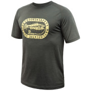 Camiseta funcional de hombre Sensor Merino Air Outdoors verde olive green