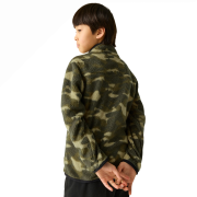 Sudadera funcional para niños Regatta Junior Frankie Warm Fleece Bark Green Camo