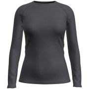 Camiseta funcional de mujer Icebreaker W Mer 260 Zoneknit Seamless LS Crewe negro Graphite