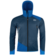 Chaqueta de hombre Ortovox Col Becchei Hybrid Jacket Men's azul oscuro Deep Ocean