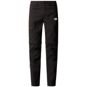 Pantalones de hombre The North Face Exploration Reg Tapered Convertible Pants negro TNF BLACK