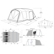 Tienda hinchable Outwell Montana 6 Air
