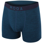 Calzoncillos bóxer para hombre MOOA MerinoSilk 4in azul legion blue melange