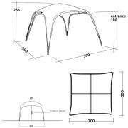 Carpa de fiesta Outwell Event Lounge M (2022)